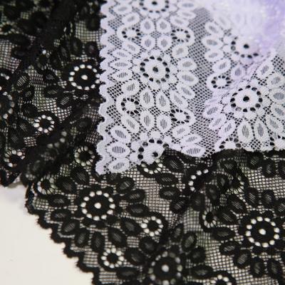 flower design jacquard stretch lace