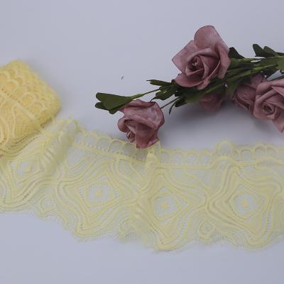 100% nylon eyelash lace for women dress
