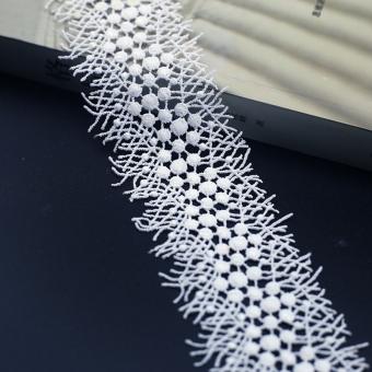 water solutle embroideried lace for garment